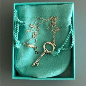 Tiffany & Co Key Necklace - Sterling Silver